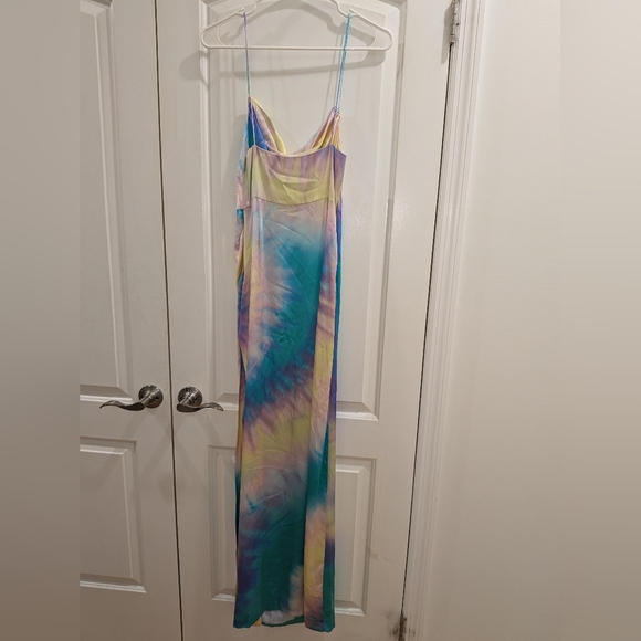 7. NWOT RETROFETE MARLENE DRESS IN MULTI TIE DYE - Picture 6 of 10